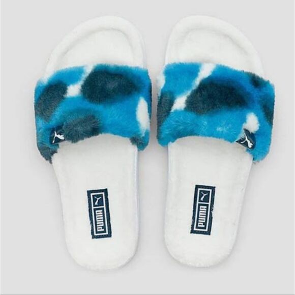 Puma Leadcat 2.0 Fluff Tie Dye Slide Sandal - Picture 8 of 13